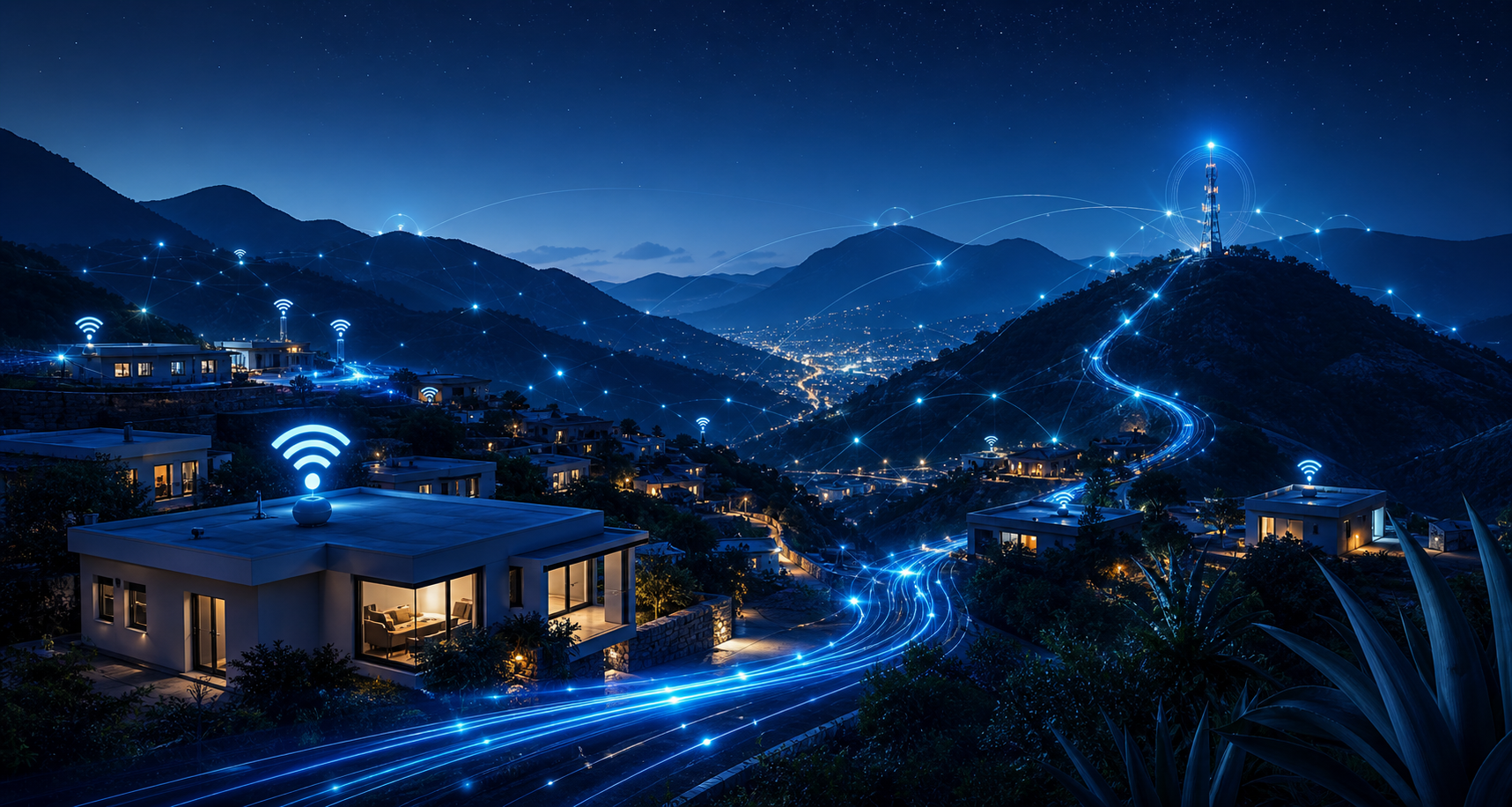 Casas conectadas por Internet inalámbrico